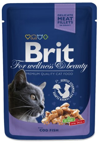 Brit Premium Cat Adult Dorsz 100g Brit