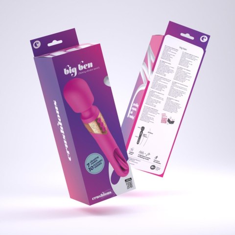 CRUSHIOUS BIG BEN DUAL MASSAGER WITH FLICKER Crushious