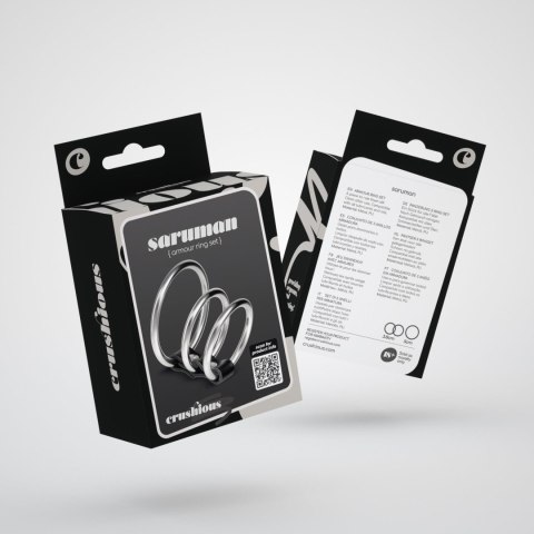 CRUSHIOUS SARUMAN 3 METAL COCKRING SET Crushious