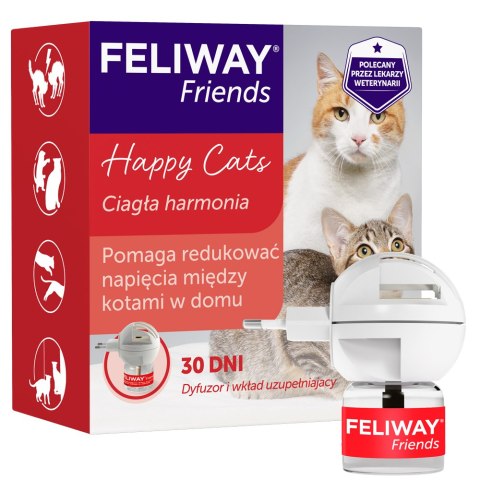 Ceva Animal Health Polska Sp. Z O.o Feliway Friends Dyfuzor 48ml + Wkład 48ml Ceva Animal Health Polska Sp. z o.o.
