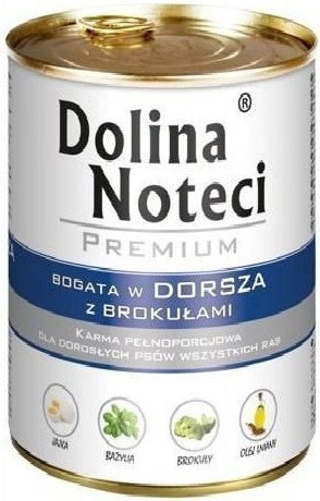 Dolina Noteci Premium Dorsz Z Brokułami 400g Dolina Noteci