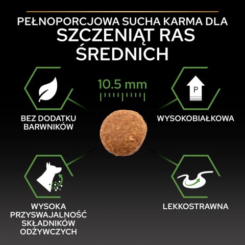 Purina Pro Plan Medium Puppy Optistart Kurczak I Ryż 12kg Purina Pro Plan