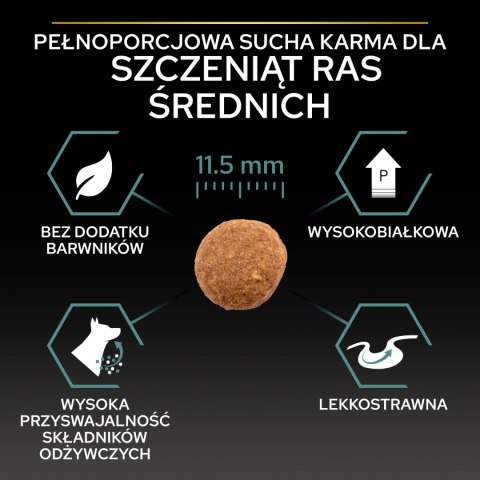 Purina Pro Plan Medium Puppy Sensitive Optidigest Jagnięcina I Ryż 12kg Purina Pro Plan