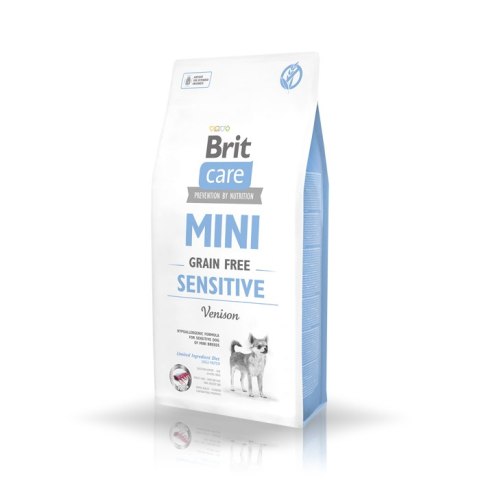 Brit Care Mini Grain-Free Sensitive Z Dziczyzną 2kg Brit
