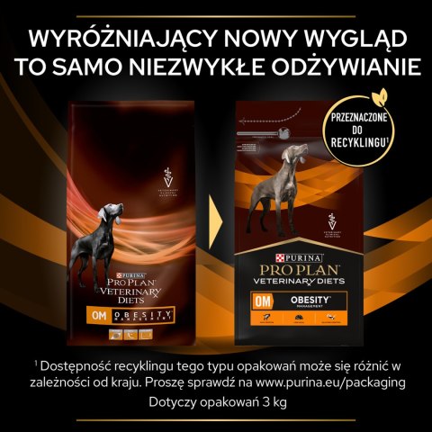 PURINA Pro Plan Veterinary Diets OM Obesity Management 3kg PRO PLAN Veterinary Diets