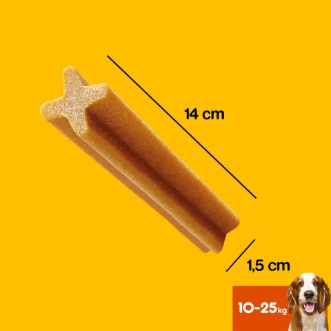 Pedigree DentaStix Przysmak Dentystyczny Dla Psów Od 4 Miesiąca I Wadze 10-25kg 180g Pedigree