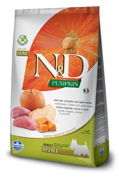 Farmina N&D Pumpkin Grain Free Canine Adult Mini Boar&Apple 7kg Farmina