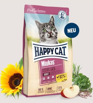 Happy Cat Minkas Sterilised Geflügel Z Drobiem 10kg Happy Cat