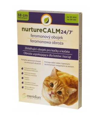 Meridian Animal Health NurtureCalm 24/7 Feline Pheromone Collar Obroża Uspokajająca Dla Kota 38cm Meridian Animal Health