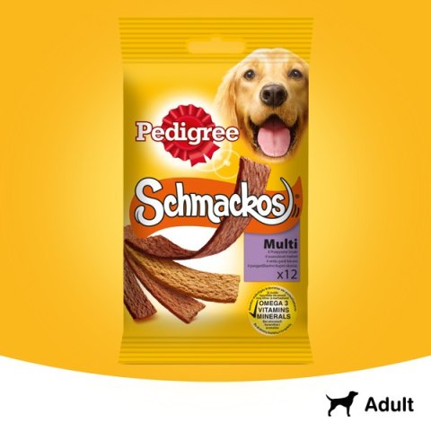 Pedigree Schmackos Przysmak Dla Dorosłych Psów Z Wołowiną 86g Pedigree
