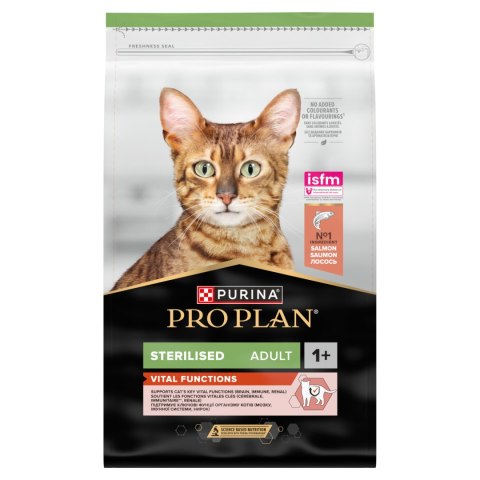 Purina Pro Plan Cat Sterilised Salmon 10kg Purina Pro Plan