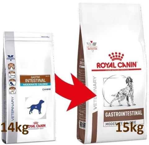 ROYAL CANIN Gastrointestinal Moderate Calorie 15kg Royal Canin weterynaria