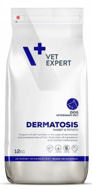 VETEXPERT Veterinary Diet Dog Dermatosis Rabbit&Potato 12kg VETEXPERT