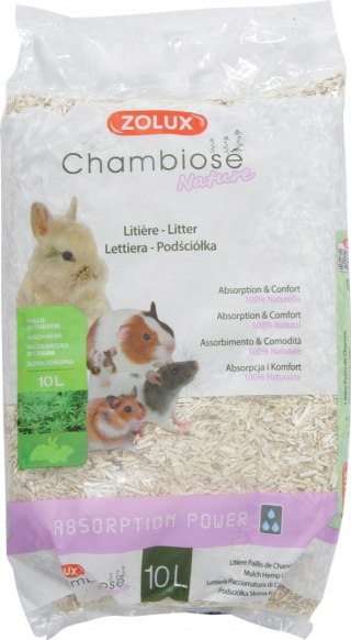 Zolux Naturalna Podściółka Z Konopi Chambiose Dla Gryzoni 10l ZOLUX