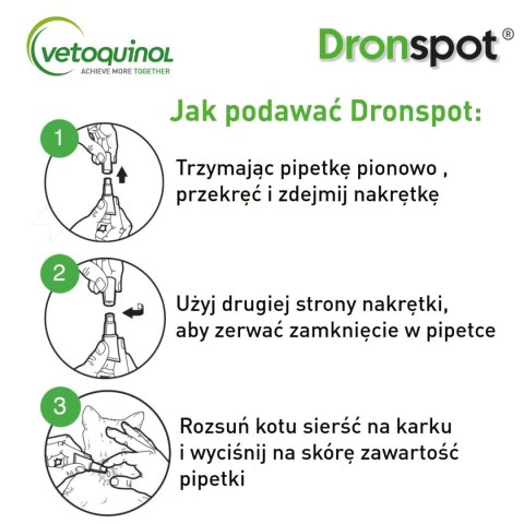 Bayer Dronspot Krople Na Robaki I Pasożyty 2x0,35ml Vetoquinol