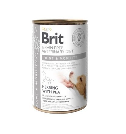 Brit Green Free Veterinary Diet Dog Joint & Mobility Śledź Z Groszkiem 400g Brit veterinary