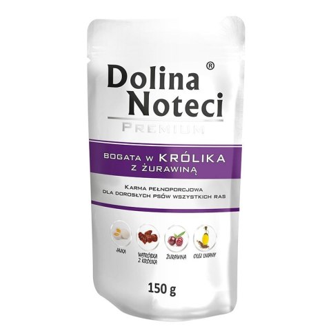 Dolina Noteci Premium Królik Z Żurawiną 150g Dolina Noteci
