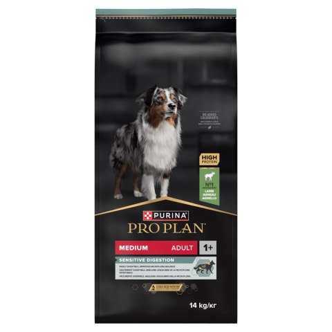Purina Pro Plan Adult Medium Sensitive Digestion Lamb 14kg Purina Pro Plan
