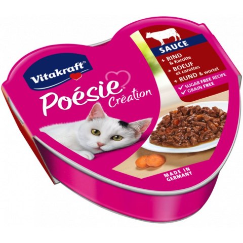 Vitakraft Poesie Karma Dla Kota Wołowina Z Marchewką 85g Vitakraft