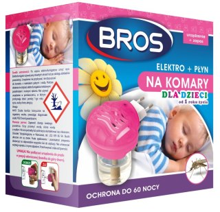 Bros Elektro + Płyn Na Komary Dla Dzieci Od 1 Roku Życia 40ml Bros Sp z o.o.