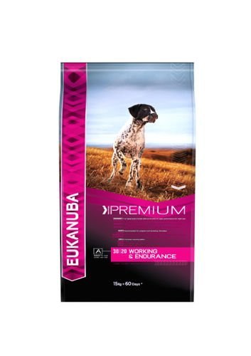 Eukanuba Dog Dry Premium Working & Endurance Chicken Bag 15kg Eukanuba