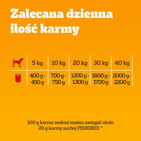 Pedigree Mokra Karma Dla Dorosłych Psów Z Wołowiną W Galaretce 1200g Pedigree