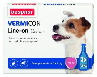 BEAPHAR Vermicon Line-On Dog S Krople Przeciwko Ektopasożytom Dla Psów BEAPHAR