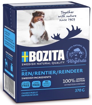 BOZITA Dog Renifer W Galarecie 370g Bozita