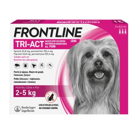 FRONTLINE Tri-Act Dla Psów 3x0,5ml Frontline (Boehringer Ingelheim)