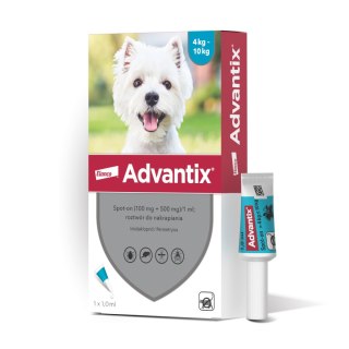 Bayer Advantix Krople Na Kleszcze I Pchły 1ml Bayer