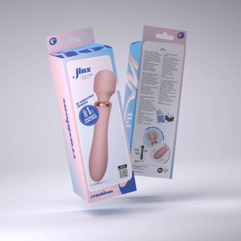 CRUSHIOUS DUAL MASSAGE WAND JINX ROSE WIN Crushious