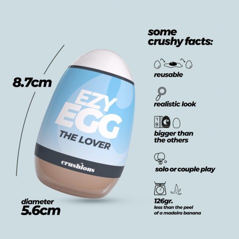 CRUSHIOUS EZY EGG THE LOVER MASTURBATOR EGG Crushious