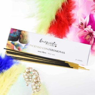 PACK OF 25 INCENSE STICKS WITH PHEROMONES AROMA FREE SEX TENTACIÓN PLAY SEX Tentación Play Sex