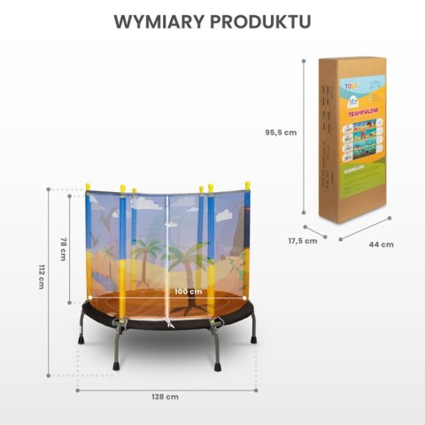 TRAMPOLINA DZIECIĘCA - FARM