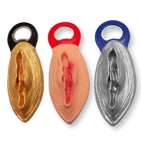 Kinky Pleasure - DS014 - Pussy Bottle Opener - Quirky and Fun Tool -Silver Kinky Pleasure