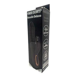 Power Escorts - BR209 - Rosalie Deluxe - Rechargeable Rabbit Vibrator - Silicone Power Escorts