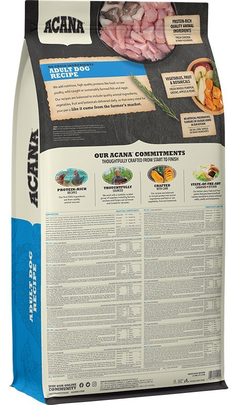 Acana Heritage Adult Dog 17kg Acana