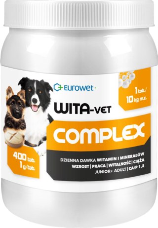 Eurowet Wita-Vet Junior +Aldut 400tab Eurowet