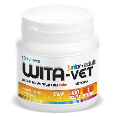 Eurowet Wita-Vet Junior +Aldut 400tab Eurowet