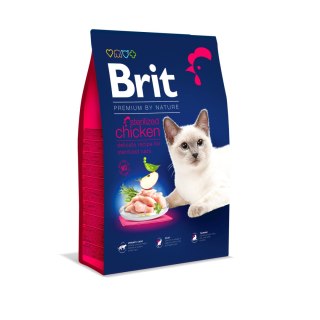 Brit Cat Premium By Nature Sterilised Chicken 8kg Brit