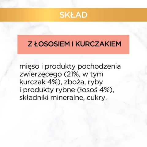 Purina Gourmet Gold łosoś/ kurczak w sosie 85g Gourmet