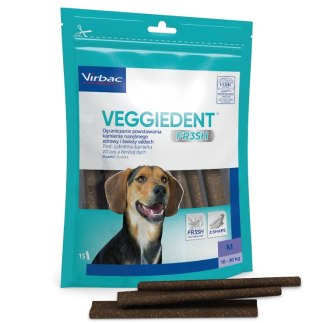 Virbac Veggiedent Fresh Gryzak M (10-30kg) 15sztuk Virbac