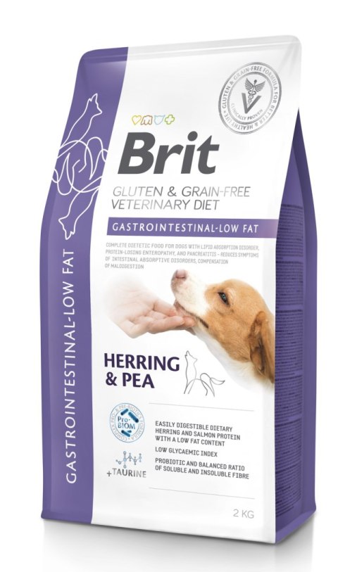 Brit GF Veterinary Diets Dog Gastrointestinal-Low Fat 2kg Brit veterinary