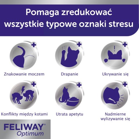 Ceva Animal Health Polska Sp. Z O.o Feliway Optimum Dyfuzor + Wkład 48ml Ceva Animal Health Polska Sp. z o.o.