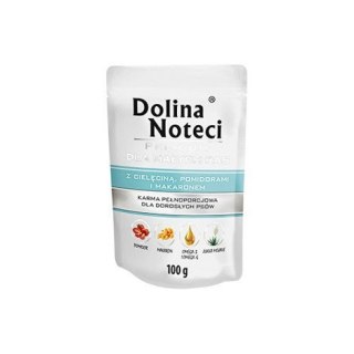 Dolina Noteci Premium Dla Psów Małych Ras Z Cielęciną, Pomidorami I Makaronem 100g Dolina Noteci