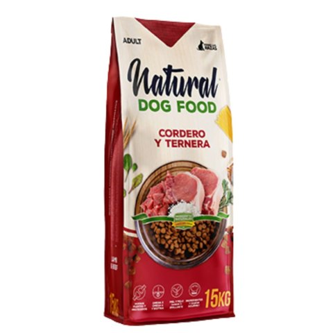 Natural Dog Food Jagnięcina & Cielęcina 15kg. 62% mięsa - Bez kurczaka Forzecan