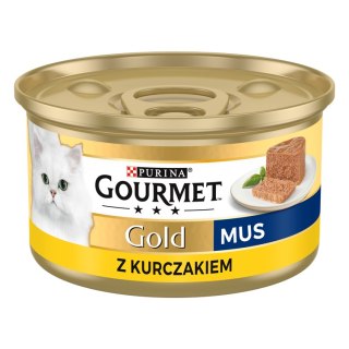Purina Gourmet Gold mus z kurczakiem 85g Gourmet