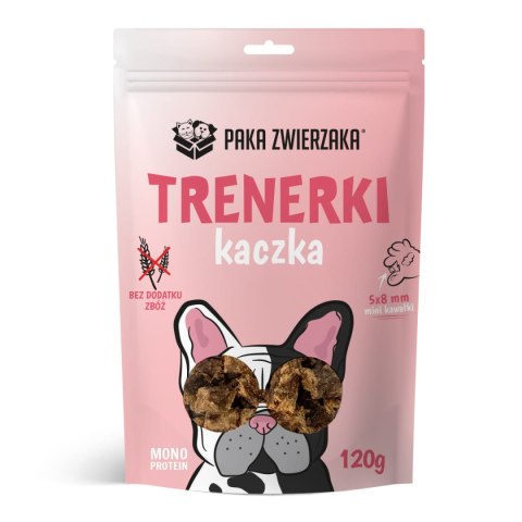 Paka Zwierzaka Trenerki Przysmak Dla Psów Kaczka 120g Paka Zwierzaka