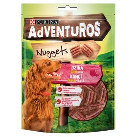Purini Adventuros Nuggets Karma dla psów Dziki Smak Dzika 90g ADVENTUROS