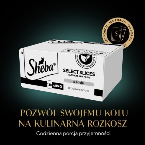 Sheba Selection Karma Dla Kota Drobiowe Smaki 120x85g Sheba